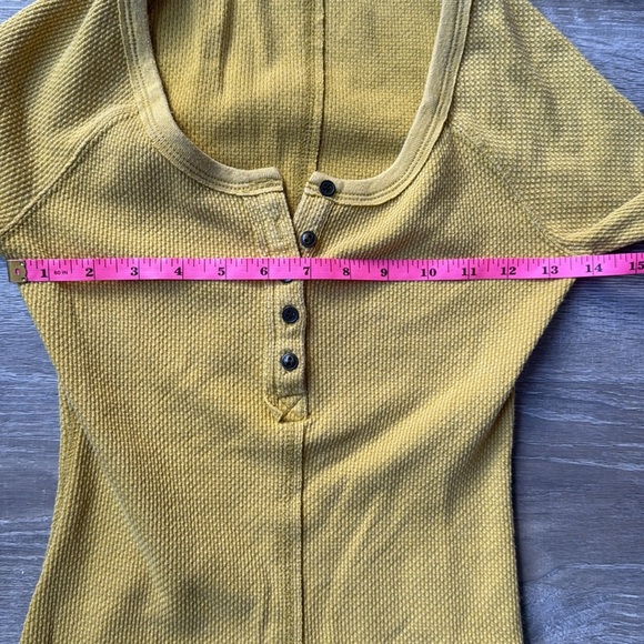 Free People Alpine Cuff Henley Thermal XS - Picture 10 of 11
